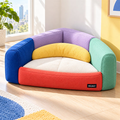 Melorut Crescent Corner Nest Pet Bed - main product view
