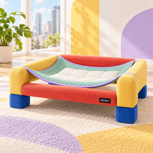 Melorut Elevated Lounge Hammock Pet Bed - main product view