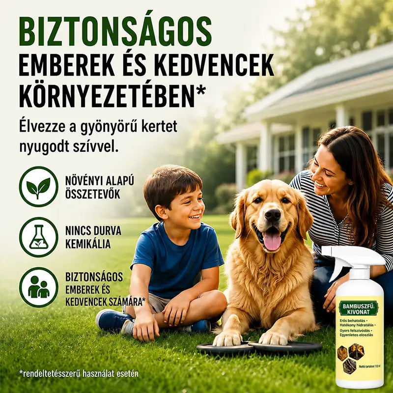 Természetes, gyorsan ható gyom- és fűirtó spray