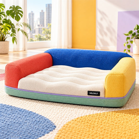 Melorut Low-Entry Lounge Pet Bed - main product view