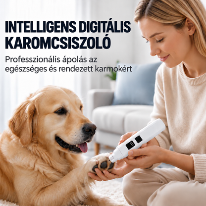 Elektromos karomcsiszoló LED-kijelzővel