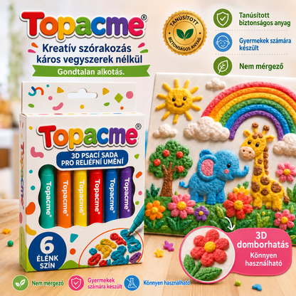 Topacme® 3D domborművészeti toll – alakítsa a sík rajzokat tapintható 3D műalkotásokká 🪄